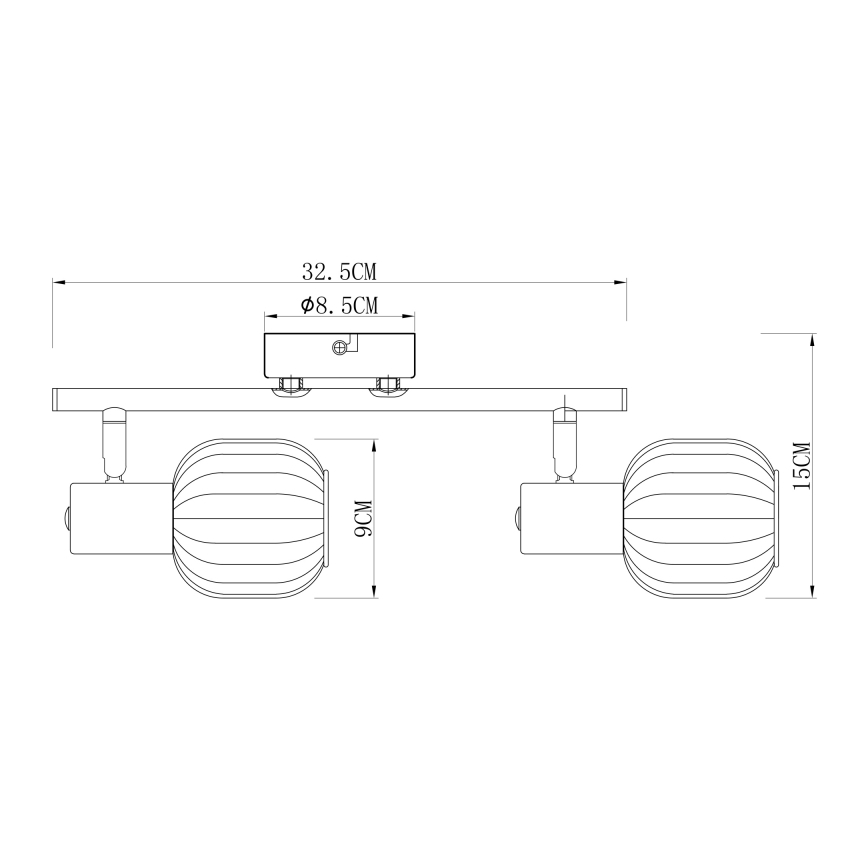 Globo - Akcentinis šviestuvas 2xE14/40W/230V