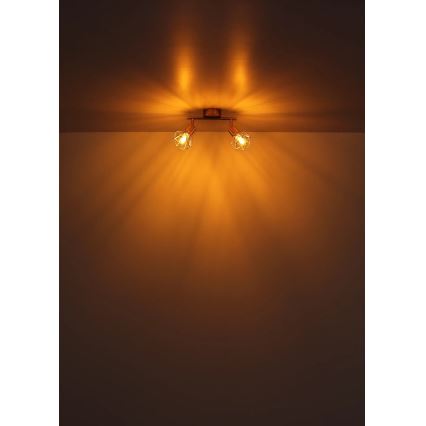 Globo - Akcentinis apšvietimas 2xE14/40W/230V auksas