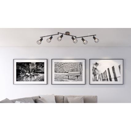 Globo - Taškinis šviestuvas 6xE14/40W/230V