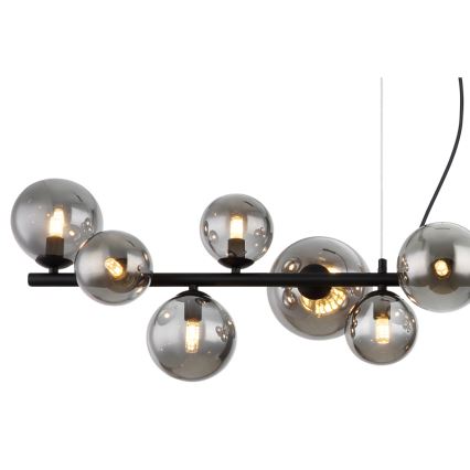 Globo - LED Pakabinamas sietynas 13xG9/3,5W/230V dūminis/juoda