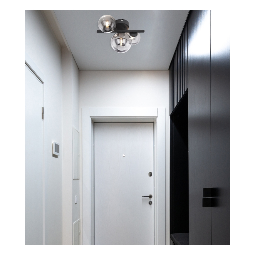 Globo - LED Ant pagrindo montuojamas sietynas RIHA 3xG9/3,5W/230V