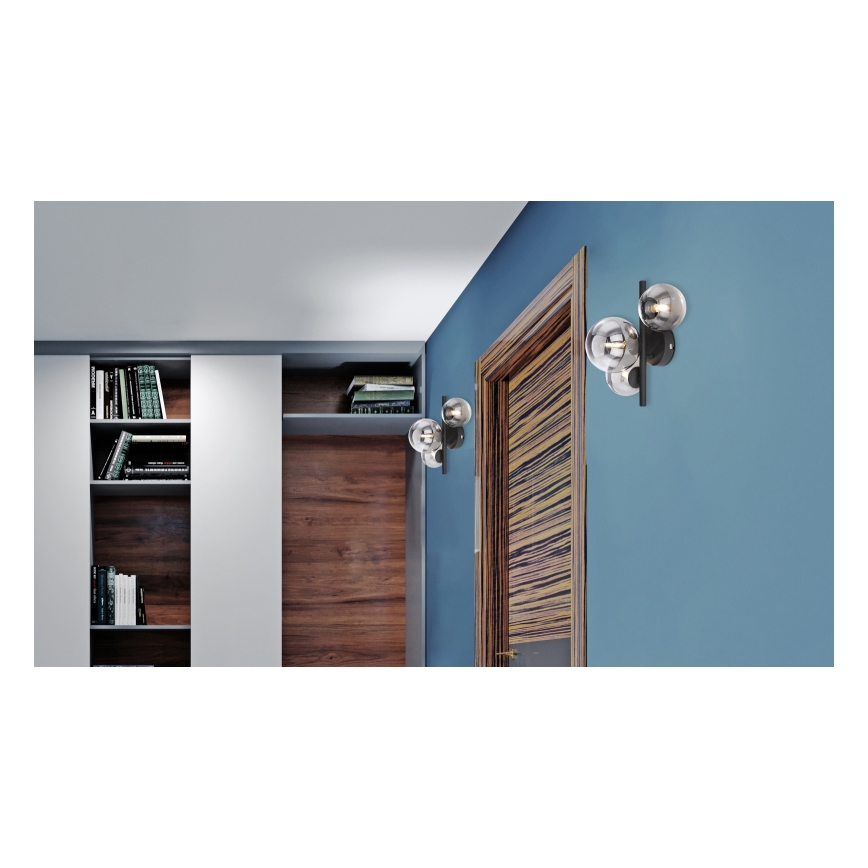 Globo - LED Ant pagrindo montuojamas sietynas RIHA 3xG9/3,5W/230V