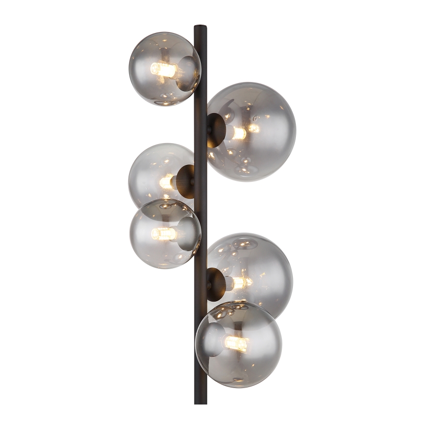 Globo - LED toršeras 6xG9/3,5W/230V dūminis/juoda