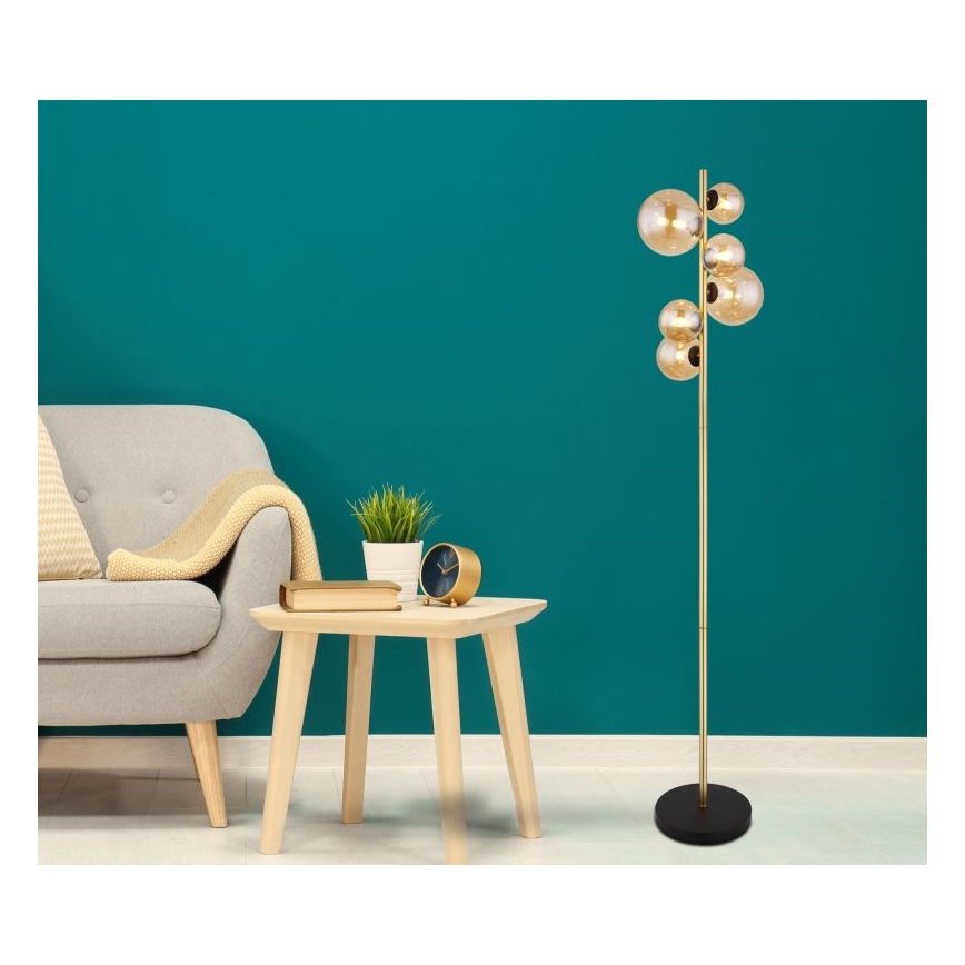 Globo - LED Toršeras 6xG9/3W/230V žalvaris