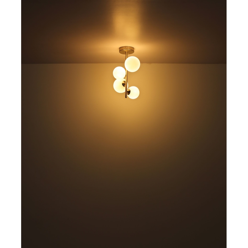 Globo - LED sietynas 4xG9/3W/230V matinis chromas