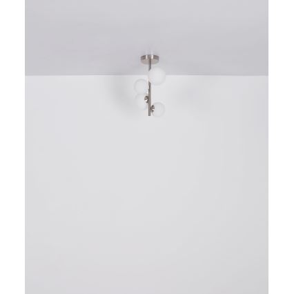 Globo - LED sietynas 4xG9/3W/230V matinis chromas