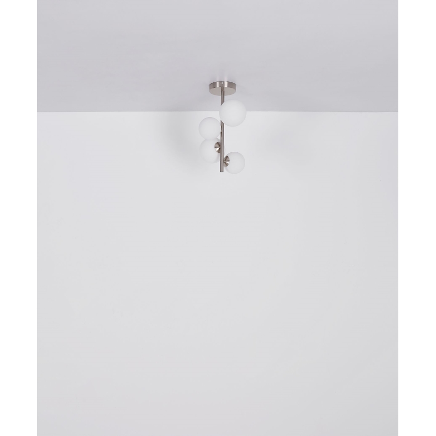 Globo - LED sietynas 4xG9/3W/230V matinis chromas