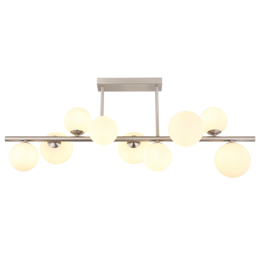 Globo - LED sietynas 9xG9/3W/230V matinis chromas