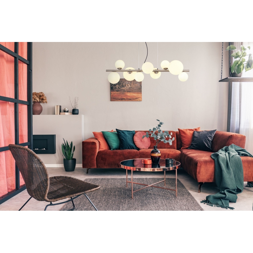 Globo - LED Pakabinamas sietynas 9xG9/3W/230V matinis chromas