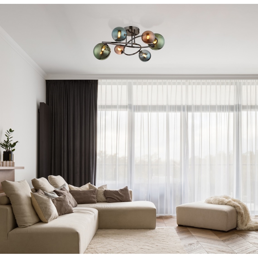 Globo - LED Ant pagrindo montuojamas sietynas 6xG9/3,5W/230V