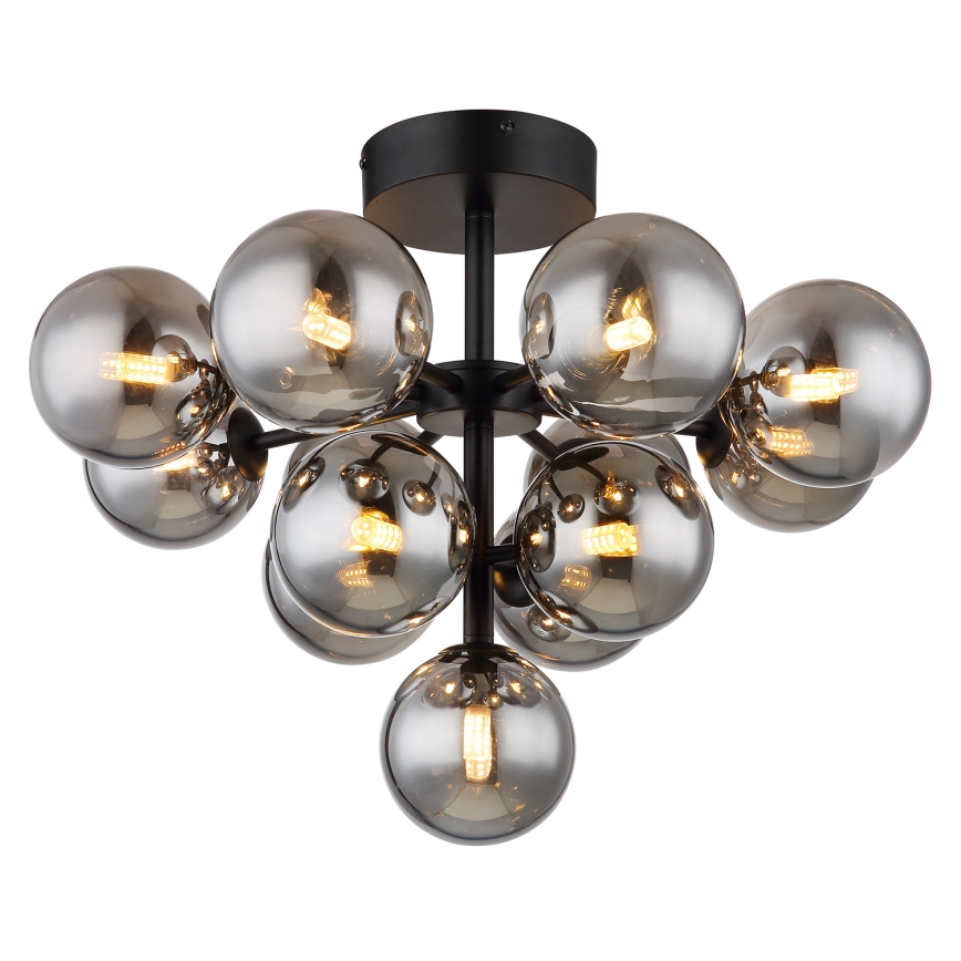 Globo - Tvirtinamas sietynas 13xG9/5W/230V diametras 56 cm juoda