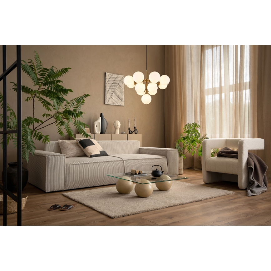 Globo - Pakabinamas sietynas 13xG9/5W/230V diametras 56 cm auksas