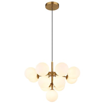 Globo - Pakabinamas sietynas 13xG9/5W/230V diametras 56 cm auksas