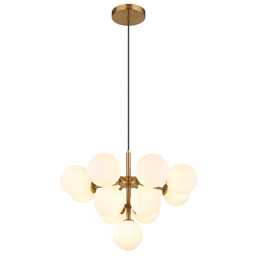 Globo - Pakabinamas sietynas 13xG9/5W/230V diametras 56 cm auksas
