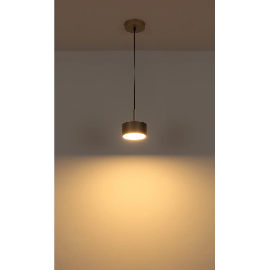 Globo - LED pakabinamas šviestuvas ant laido LED/12W/230V 3000K skersmuo 15 cm smėlio spalvos