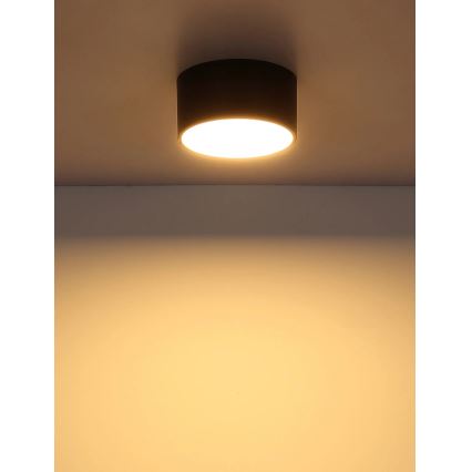Globo - LED lubinis šviestuvas LED/12W/230V 3000K Ø 15 cm juodas