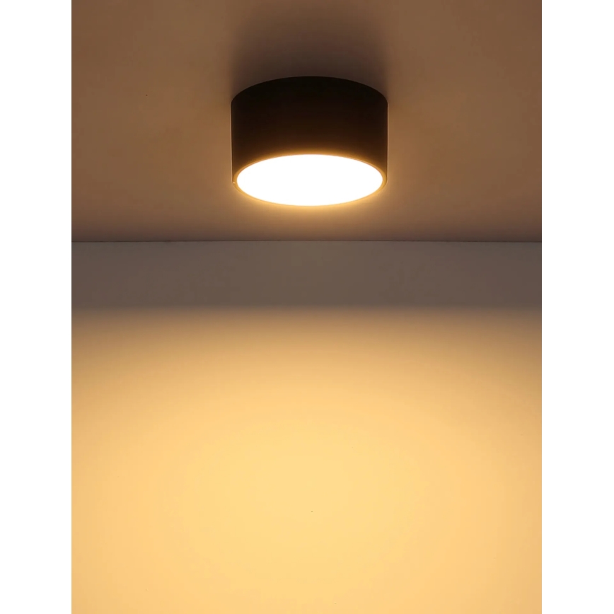 Globo - LED lubinis šviestuvas LED/12W/230V 3000K Ø 15 cm juodas