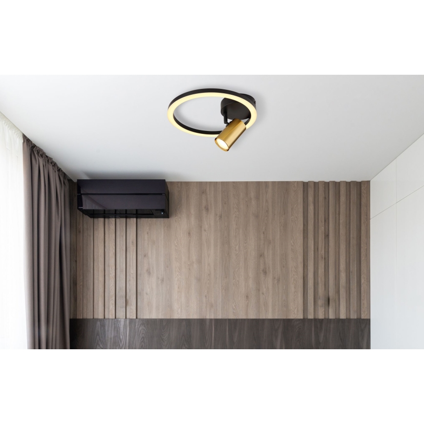 Globo - LED sieninis akcentinis šviestuvas 1xGU10/5W/230V + LED/12W/230V