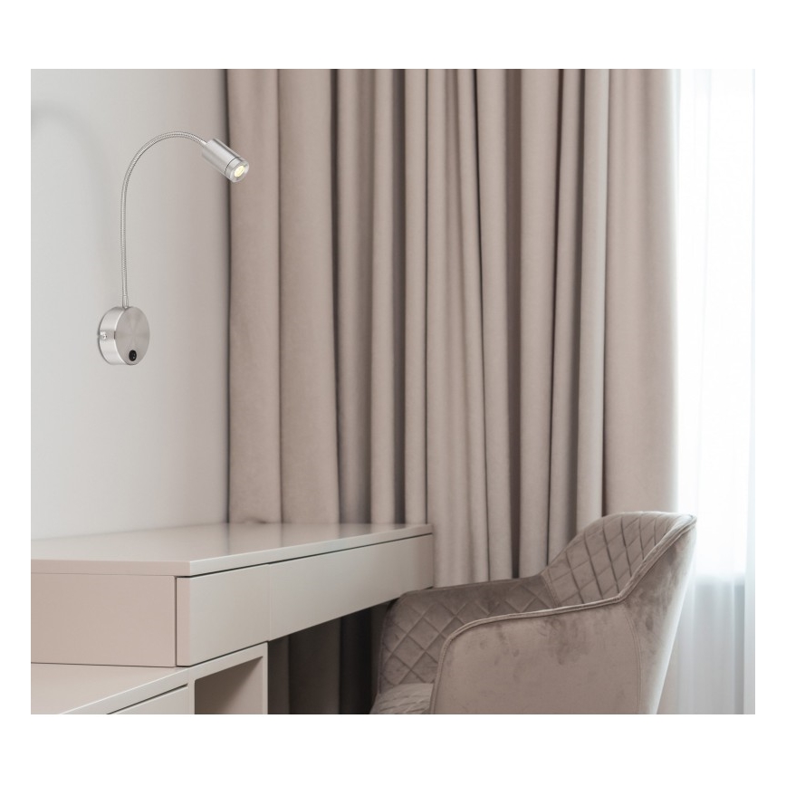 Globo - lanksčioji LED stalinė lempa LED/3W/230V