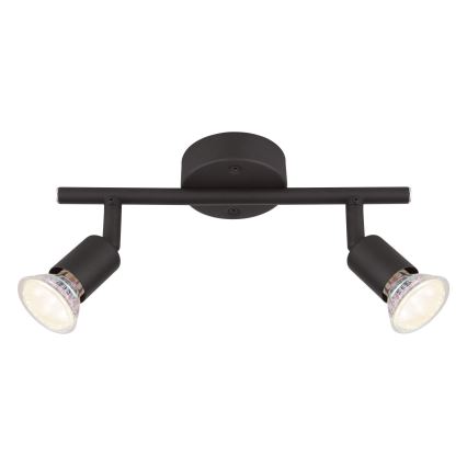 Globo - LED akcentinis šviestuvas 2xGU10/3W/230V juoda