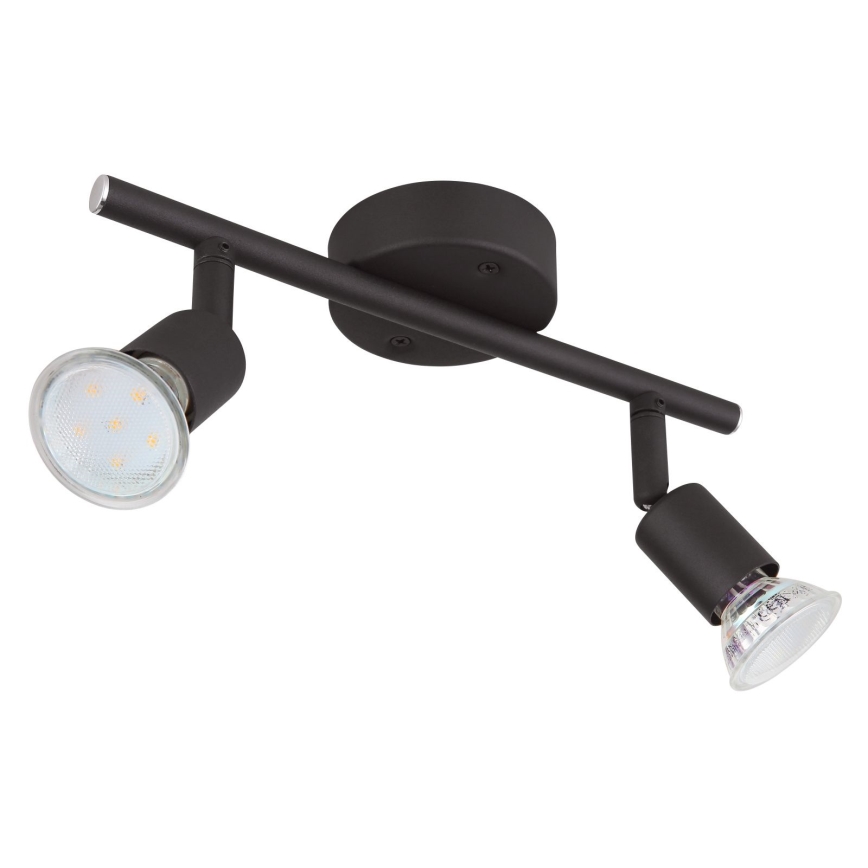 Globo - LED akcentinis šviestuvas 2xGU10/3W/230V juoda