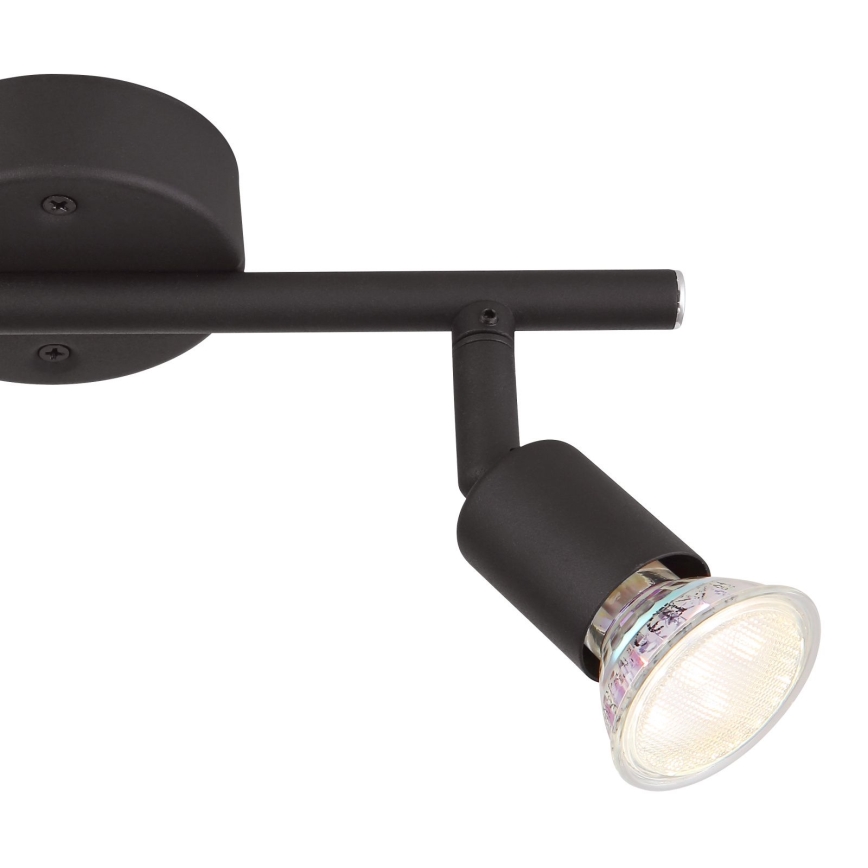 Globo - LED akcentinis šviestuvas 2xGU10/3W/230V juoda
