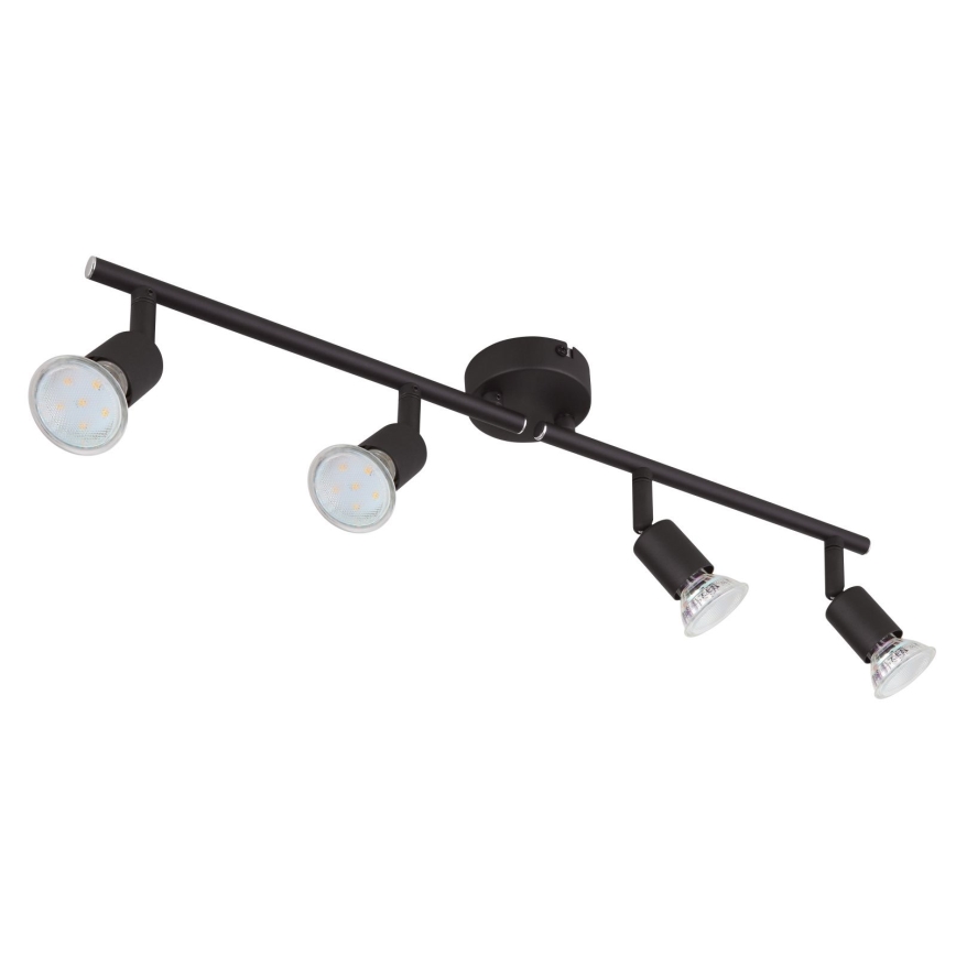 Globo - LED akcentinis šviestuvas 4xGU10/3W/230V juoda