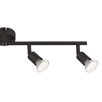 Globo - LED akcentinis šviestuvas 4xGU10/3W/230V juoda