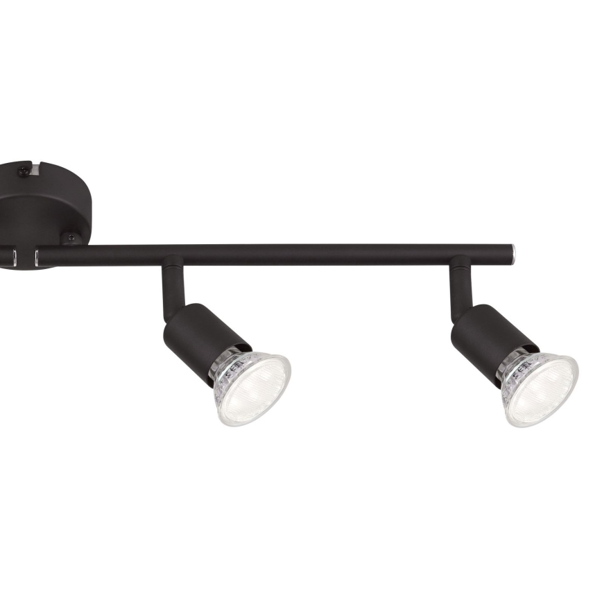 Globo - LED akcentinis šviestuvas 4xGU10/3W/230V juoda