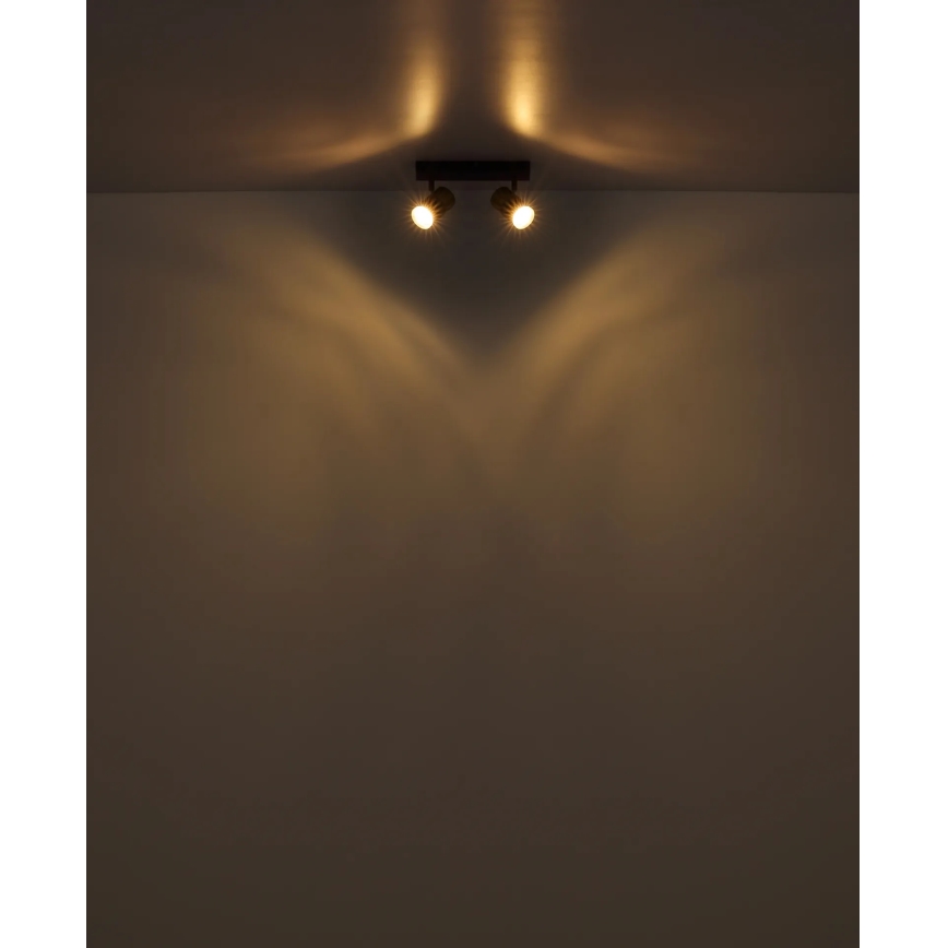 Globo - Akcentinis apšvietimas 2xGU10/25W/230V balta/matinis chromas