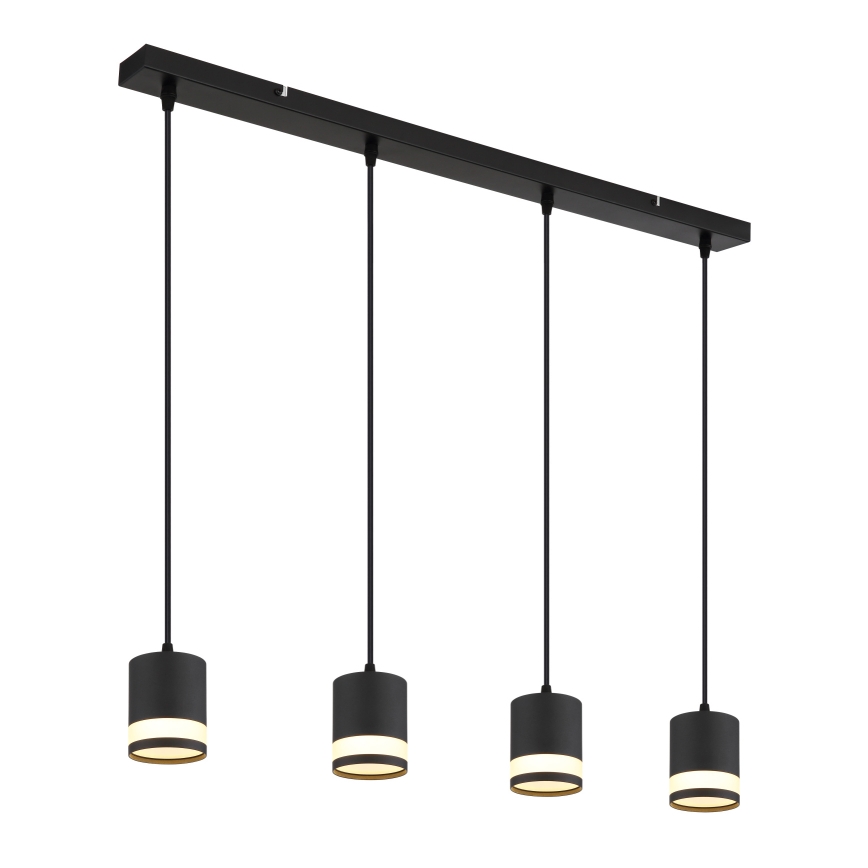 Globo - LED Pakabinamas sietynas 4xGX53/7W/230V 3000K juoda