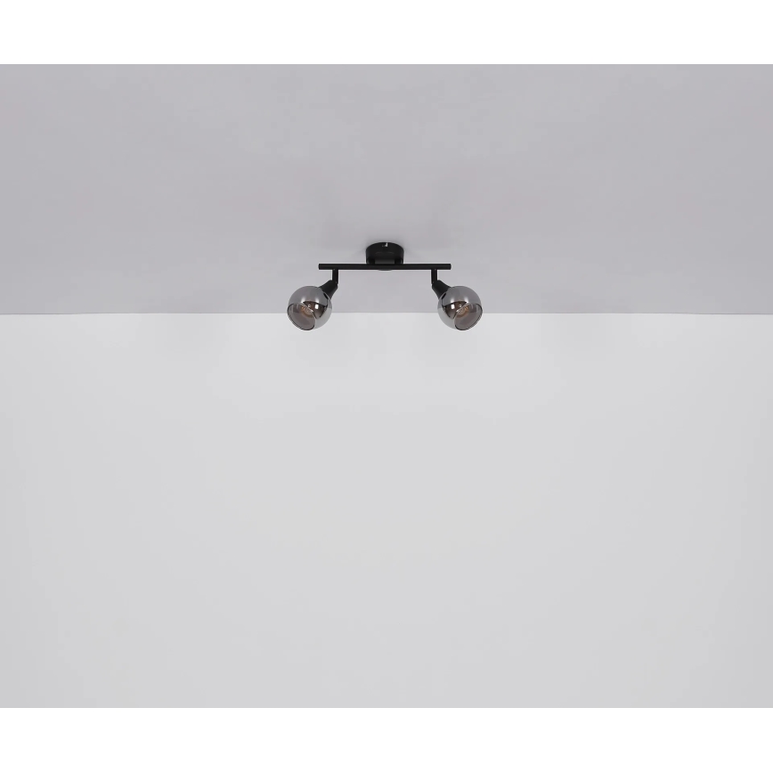 Globo - Akcentinis apšvietimas 2xE14/40W/230V juoda