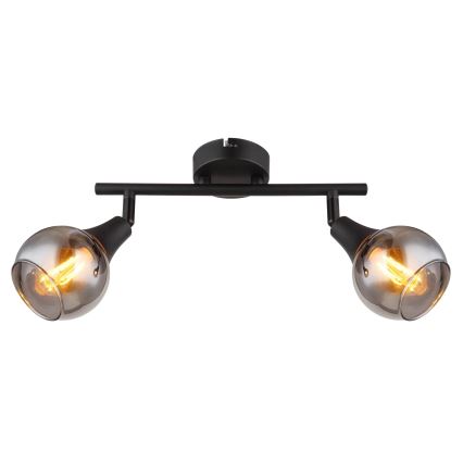 Globo - Akcentinis apšvietimas 2xE14/40W/230V juoda