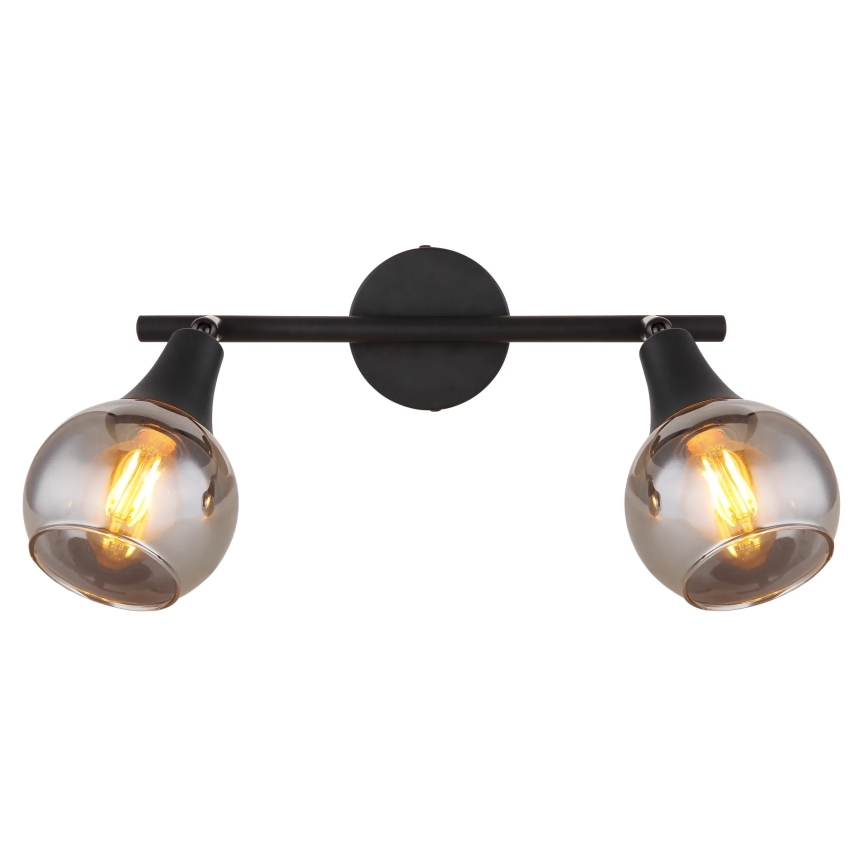 Globo - Akcentinis apšvietimas 2xE14/40W/230V juoda