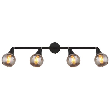 Globo - Akcentinis apšvietimas 4xE14/40W/230V juoda