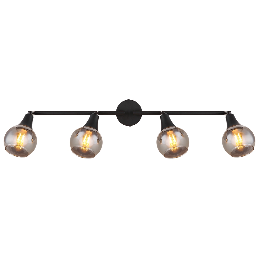 Globo - Akcentinis apšvietimas 4xE14/40W/230V juoda