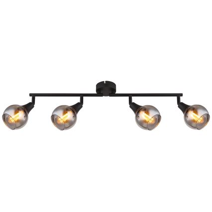Globo - Akcentinis apšvietimas 4xE14/40W/230V juoda