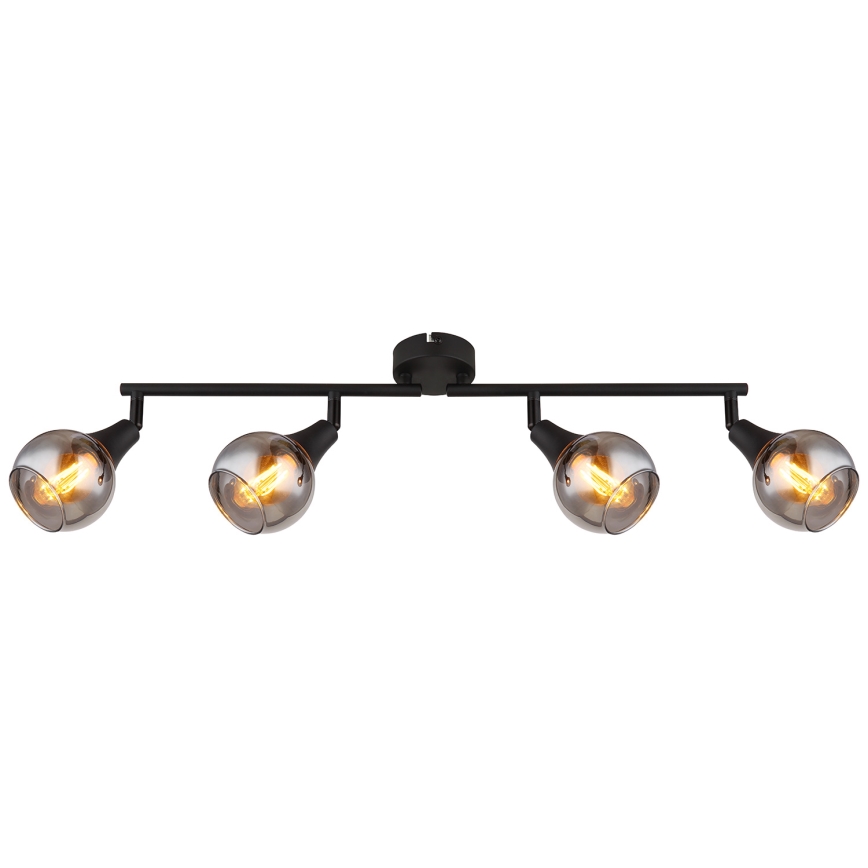 Globo - Akcentinis apšvietimas 4xE14/40W/230V juoda