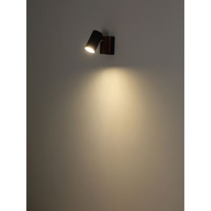Globo - Sieninis akcentinis šviestuvas 1xGU10/25W/230V juoda