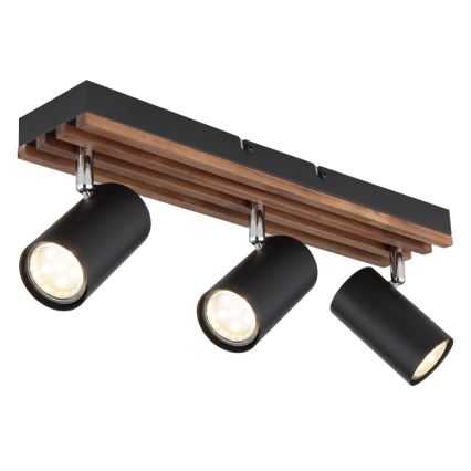Globo - Akcentinis apšvietimas 3xGU10/25W/230V juoda