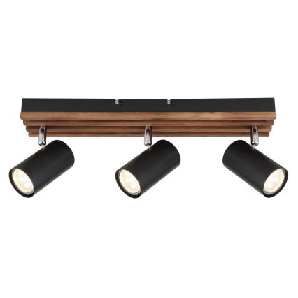 Globo - Akcentinis apšvietimas 3xGU10/25W/230V juoda