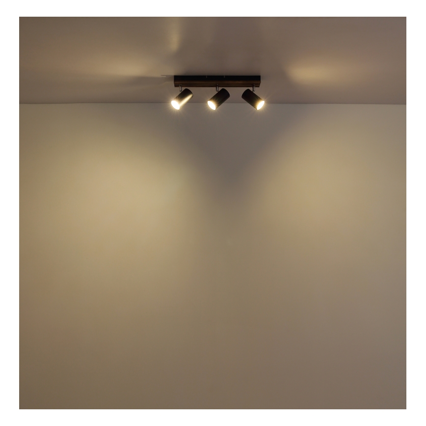 Globo - Akcentinis apšvietimas 3xGU10/25W/230V juoda