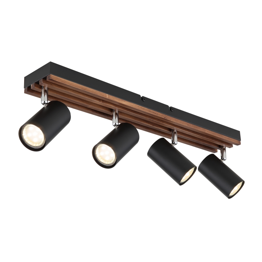 Globo - Akcentinis apšvietimas 4xGU10/25W/230V juoda