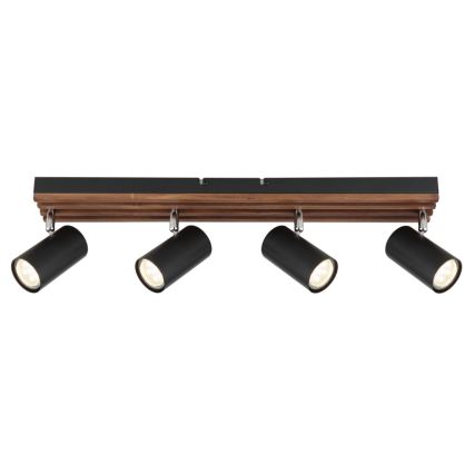 Globo - Akcentinis apšvietimas 4xGU10/25W/230V juoda