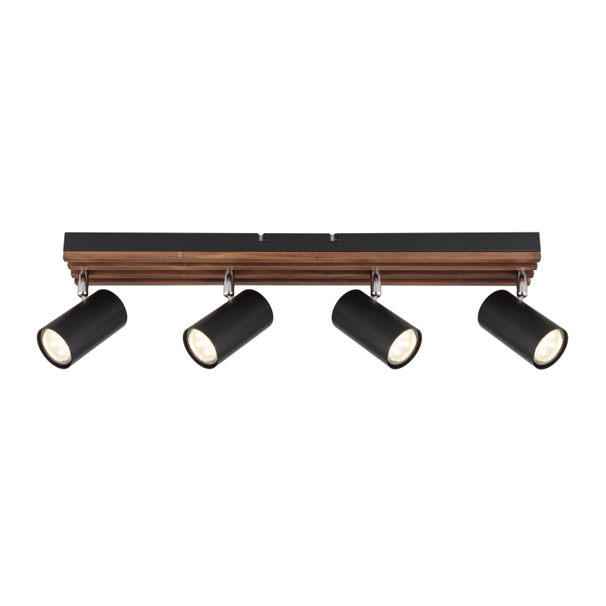 Globo - Akcentinis apšvietimas 4xGU10/25W/230V juoda