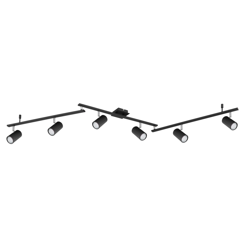 Globo - Akcentinis apšvietimas 6xGU10/35W/230V juoda