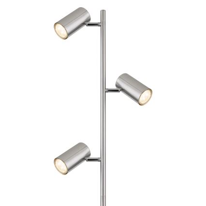 Globo - Toršeras 3xGU10/5W/230V matinis chromas