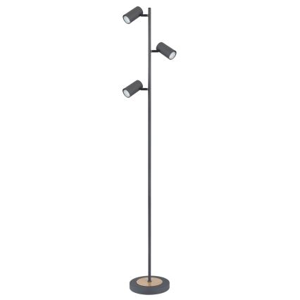 Globo - Toršeras 3xGU10/5W/230V pilka