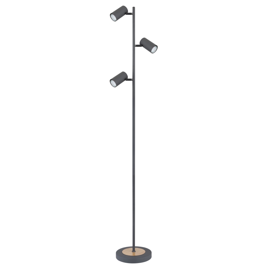 Globo - Toršeras 3xGU10/5W/230V pilka