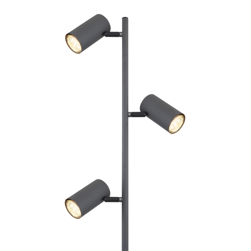 Globo - Toršeras 3xGU10/5W/230V pilka